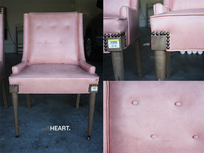 DIY SPRAY PAINT VINYL CHAIRS Stagg Design